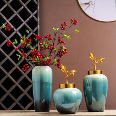 Nordische minimalistische Keramik-Blumenvase für Ess- & Wohnzimmerdekoration
