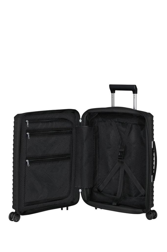 Suitcase Carry Case Upscape UPSCAPE Spinner 55 S Size Lightweight Expandable 55cm Black [Samsonite] Carry-on 39/45L 2.3kg