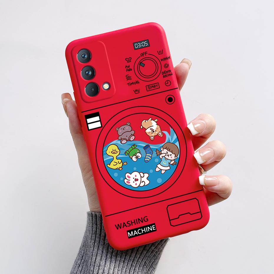 Case For Realme GT Master Edition Back Cover Cute Bear Cartoon Frog Bumper Soft Cover Funda For Oppo Realme Q3 Pro Carnival Capa