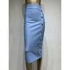Button Up High Waisted Slim Fit Skirt Button High Waist Figure Flattering Sheath Skirt