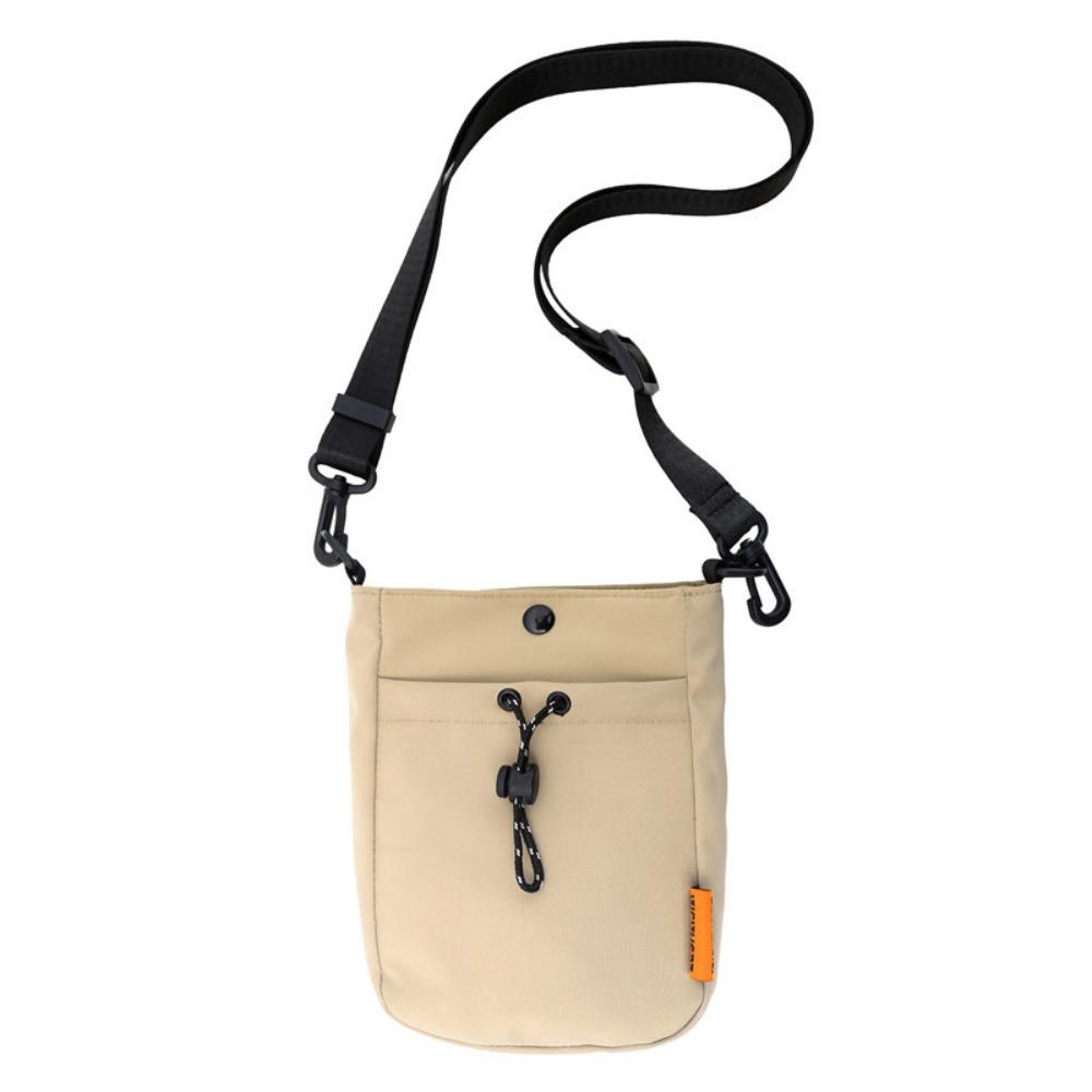 Casual Nylon Shoulder Bag Multifunctional Men Square Bag Portable Crossbody Phone Pouch Business