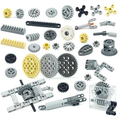 Ladrillos Técnicos Parte Piñón de Gusano Eje Pasador Engranaje Diferencial Clásico MOC Coche de Tren Modelo Grúa DIY Bloques de Construcción Juguetes 32494