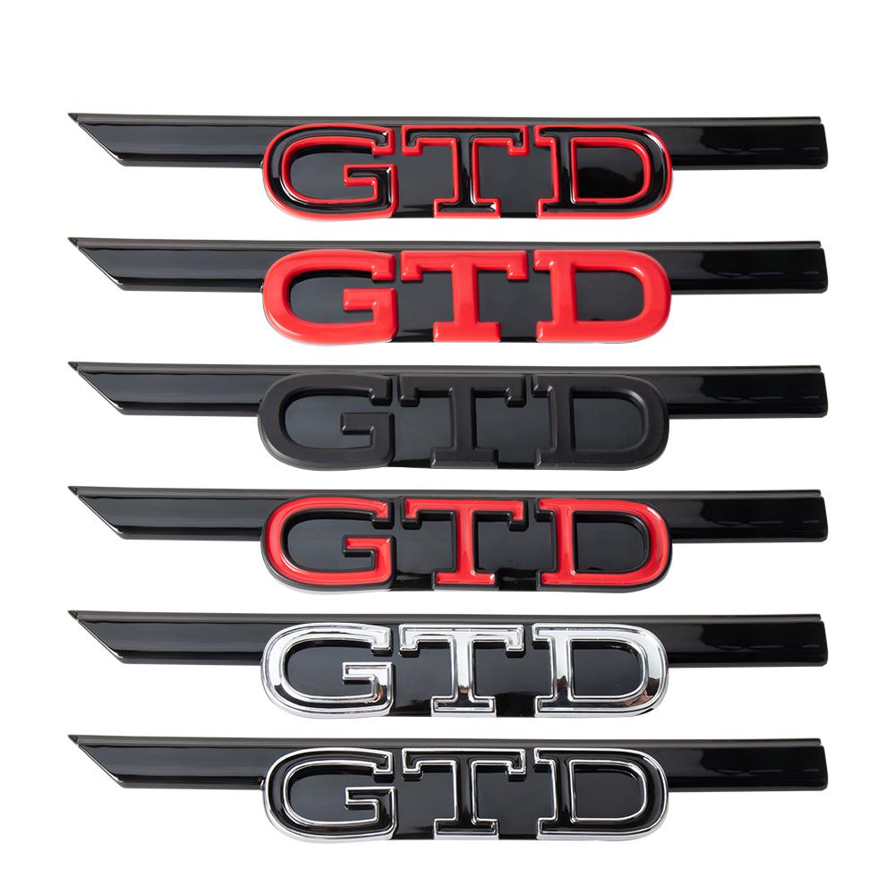 1pcs New ABS GTI Letter Front Grille Emblem Replacement Type Valve Cap For VW Golf 6 7 8 Rline GTI Volkswagen CC Car Accessories