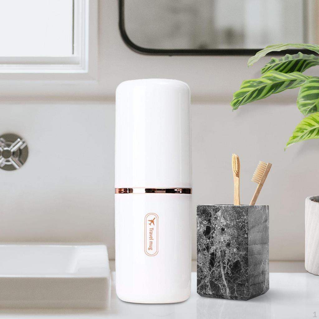 Velký cestovní kelímek na zubní kartáček Ride Gurgeln Kufry na zubní pastu pro