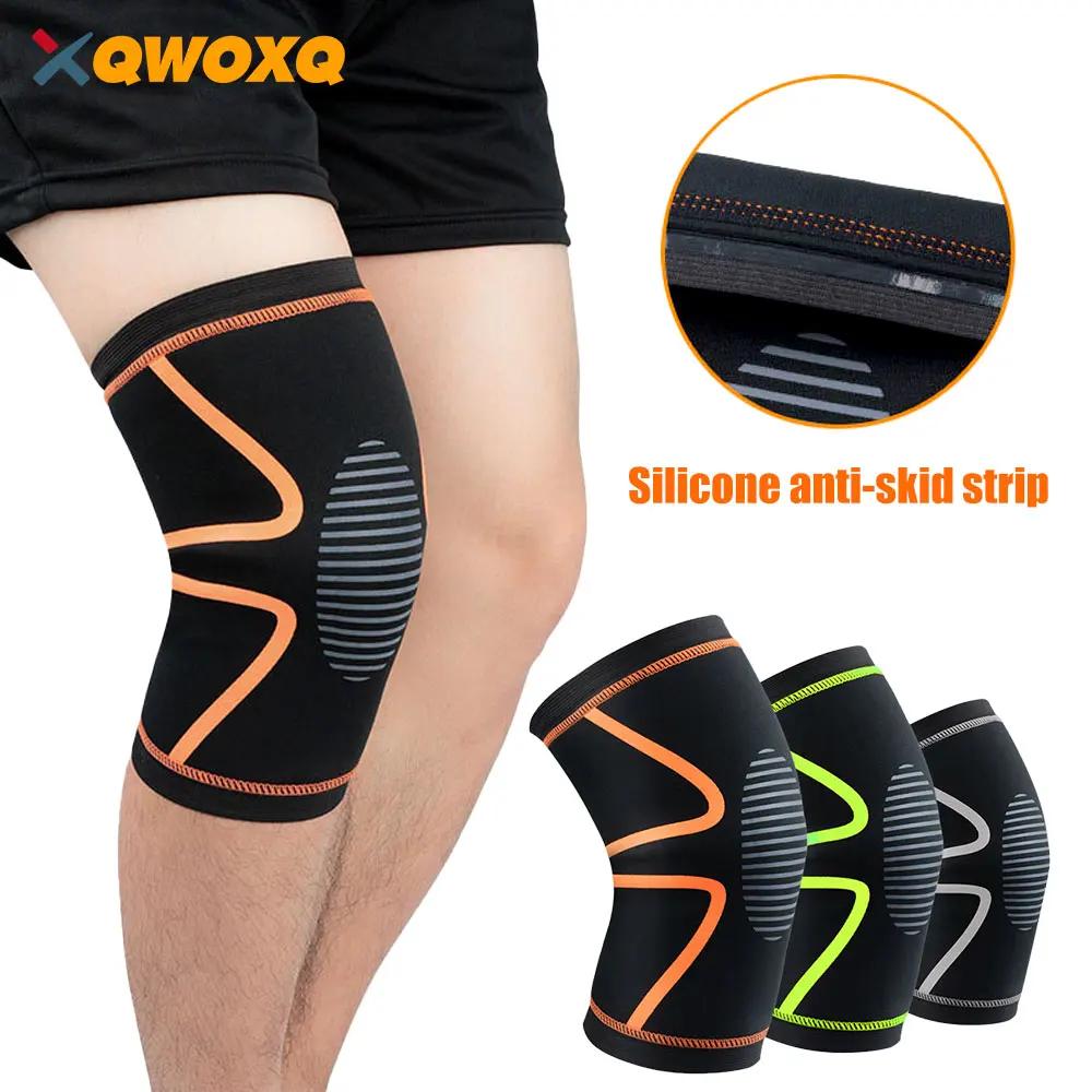 1 Pcs Compression Knee Braces For Knee Pain Relief Non Slip Support For Running Gym Workout Sports Basketball Weightlifting