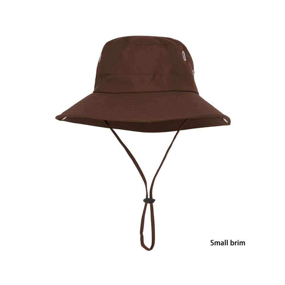 Solid Small Brim Mesh Bucket Hat Unisex Waterproof Bob Caps Hip Hop Gorros Men Women Panama Cap Beach Fishing Boonie Sunhat
