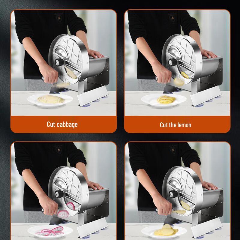 Commercial Manual & Electric Multifunction Slicer