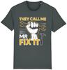 Unisexs Summer Fashion Casual Shortsleeved Shirt  They Call Me Mr Fix It Tshirt Funny HandyUnisex Tools TradesUnisex Fathers Day Dad