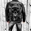 Mens Loose Fit Denim Jacket Casual Punk Style Long Sleeve Winter Outerwear Youth