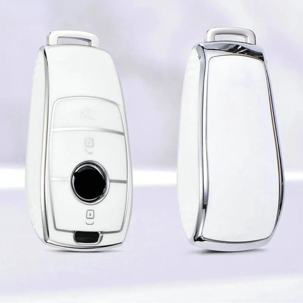 TPU Car Key Case Cover Shell Fob for Mercedes Benz A C E S Class W204 W205 W212 W213 W176 GLC CLA AMG W177 Auto Accessories