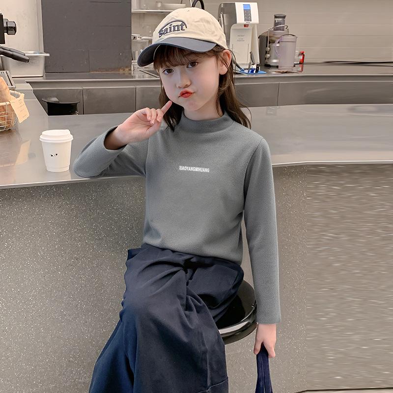 

Женская приталенная рубашка с длинным рукавом и воротником-стойкой - Универсальная для осени/зимы 2025 160 cm серый