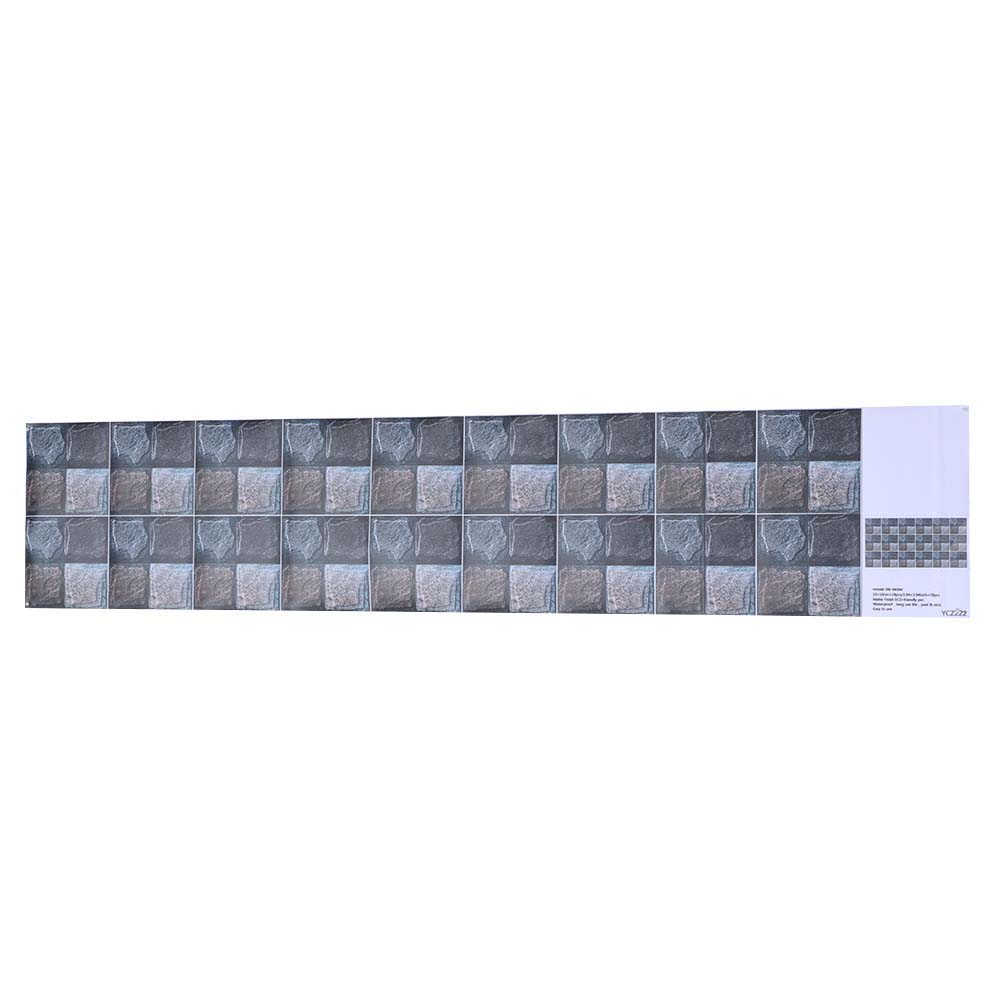 Wasserdichter Selbstklebender Wandfliesenaufkleber Abziehen Aufkleben Dekor für Badezimmer Küche Hintergrund