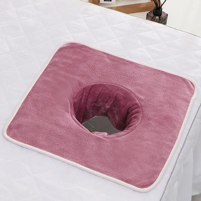 35*35cm Beauty Spa masážní stůl Osuška na obličej s otvorem na postel