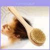 Elegant Natural Wooden Bristle Body Bath Brush Perfect For Spa And Shower