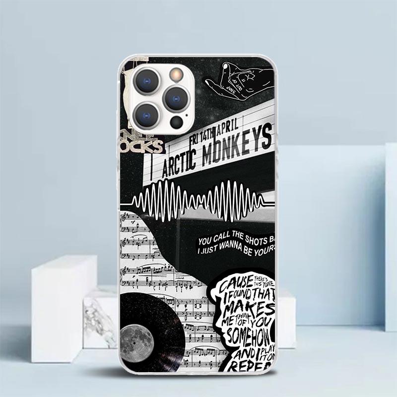 Arctic M-Monkeys Special Offer Soft Cover for iPhone 16 17 Air 15 14 Pro Max 16E Phone Case 13 Mini 12 11 7 SE 8 Print Pattern F