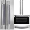 2 Pieces Refrigerator Handle Pads Decorative Handles for Kitchen Appliances Anti-slip Anti-static Protection Refrigerator