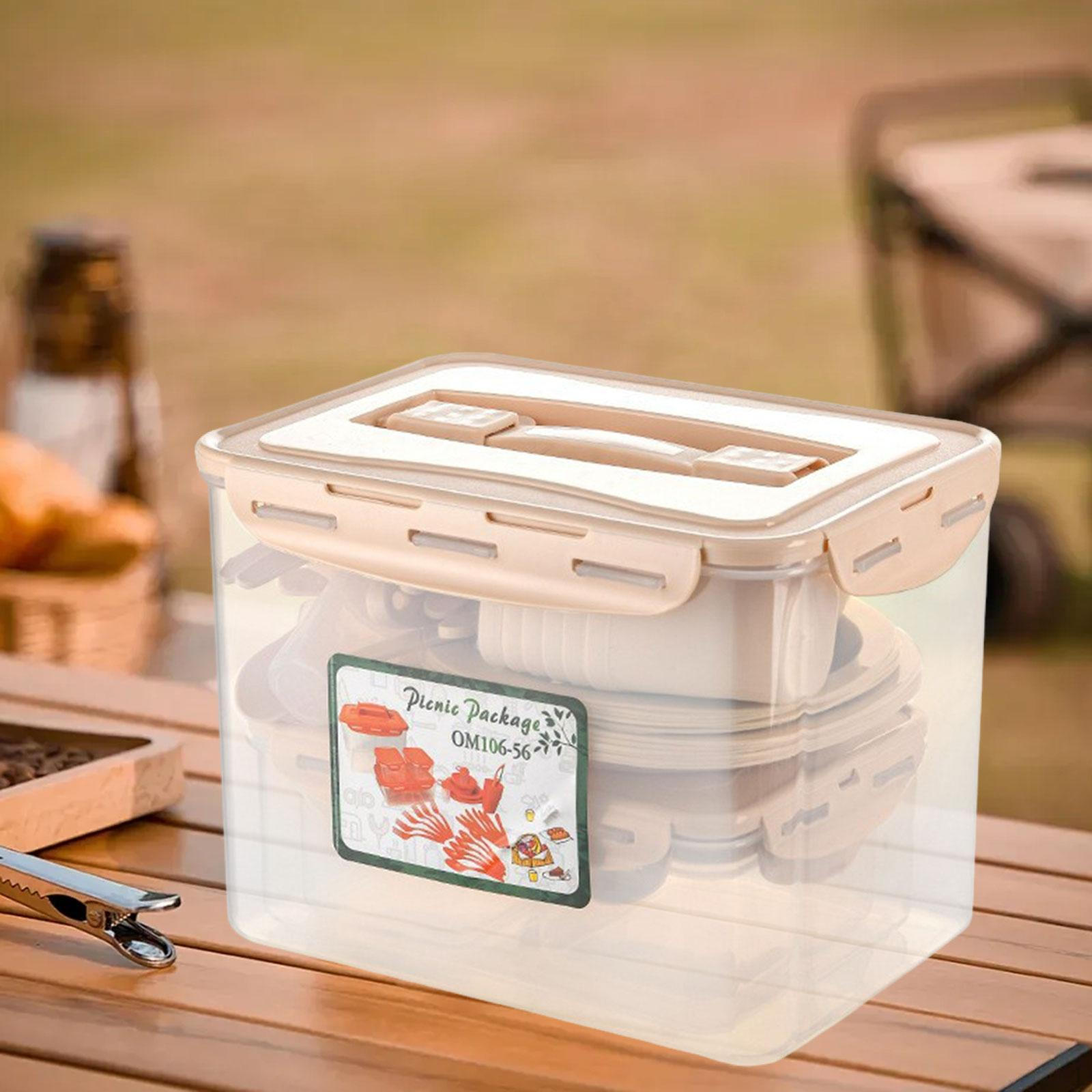 

Набор посуды на 6 персон Набор столовых приборов Дом Школа Пикник Барбекю Посуда Небьющиеся тарелки и бежевый