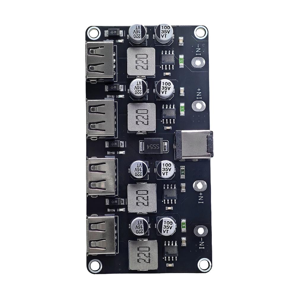 QC3-.0 Step Down Converter Module 24W Max Output 6 To 32V Input Range 5V 3.4A 9V 2.5A 12V 2A Fast Charging Circuit Board For Car