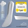 Universal Invisible Height-Boosting Insoles: Odor-Resistant, Breathable, Non-Collapsing, Super Soft for Men & Women, Ideal for Sports & Training