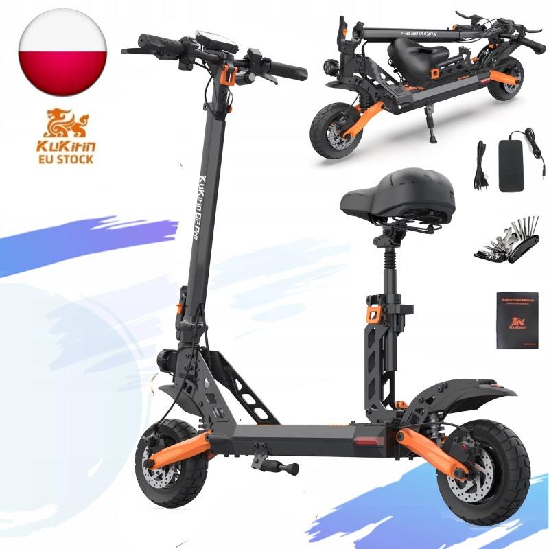 2025 KuKirin G2 PRO Elektrická koloběžka 48V 15.6AH Vysokokapacitní Silniční Elektrická Koloběžka s Velkou Baterií pro Jízdu na Dlouhé Vzdálenosti