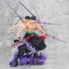 One Piece Anime Figures Battle Nine-blade Stream Zoro Action Figure PVC Collector Toys Children Model Birthday Gifts