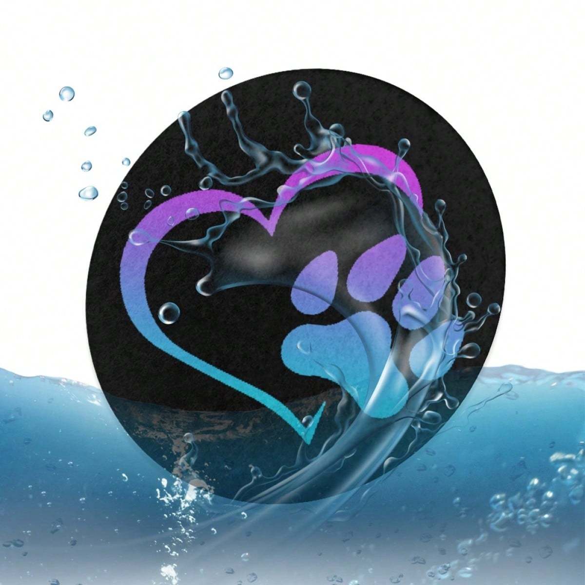 

Термостойкие подставки для лап собаки для женщин и мужчин, абсорбирующие подставки для автомобильных подстаканников с выемкой для пальца для украшения автомобиля