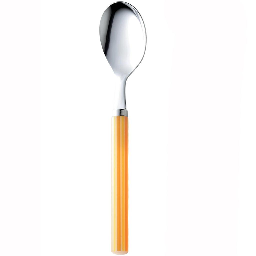 Nagao Stripe Dinner Cutlery Set Made In Japan (4 Pieces), Orange,