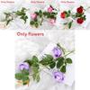 Rose Fake Flower Arrangement With Silk Craft For Bridal Photography And Home Decoration