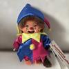 Monchhichi Pierrot Limited Collectible Plush Monkey Doll S Size 18cm Super Rare