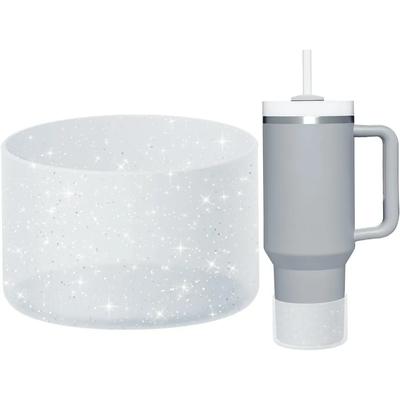 1/2pcs Glitter Silicone Boot For 20-40Oz Tumblers & Hydro Flasks Protective Non-Slip Cup Sleeve, Kitchen & Dining Accessory