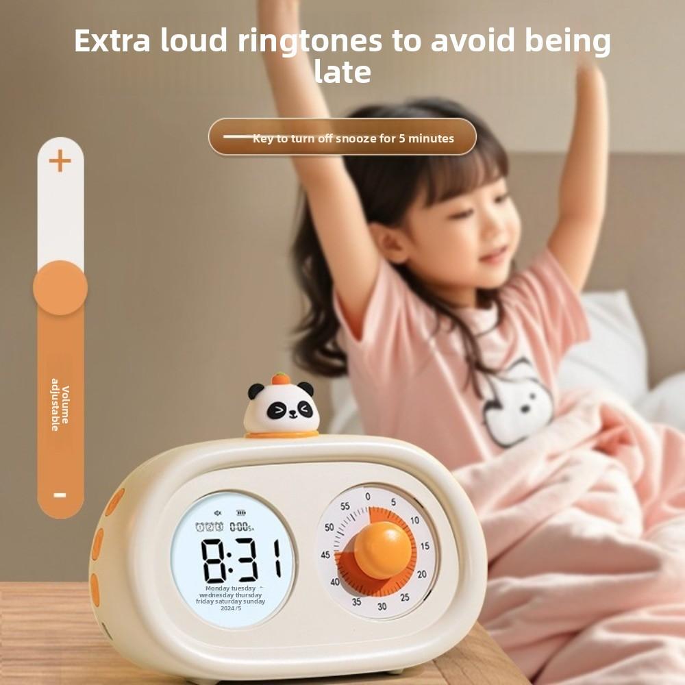 Dual Screen Time Manager Multi Functional Visual Timer New Alarm Clock Student Time Management