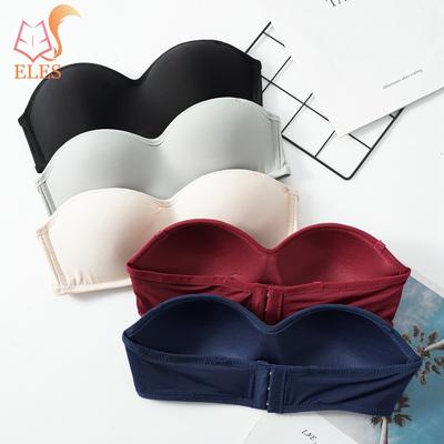 Sexy Simple Girl Underwear 3D Invisible Underwear Without Steel Ring Strapless Tube Top Push Up Bra