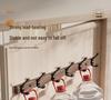 Walnut Strong Load-Bearing Door & Wall Hook Rack