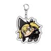 Monster 8 Acrylic Key Ring Kafka Hibino Mina Ashiro Anime Charm Layered Design Japanese Manga Merchandise Collectible Gift