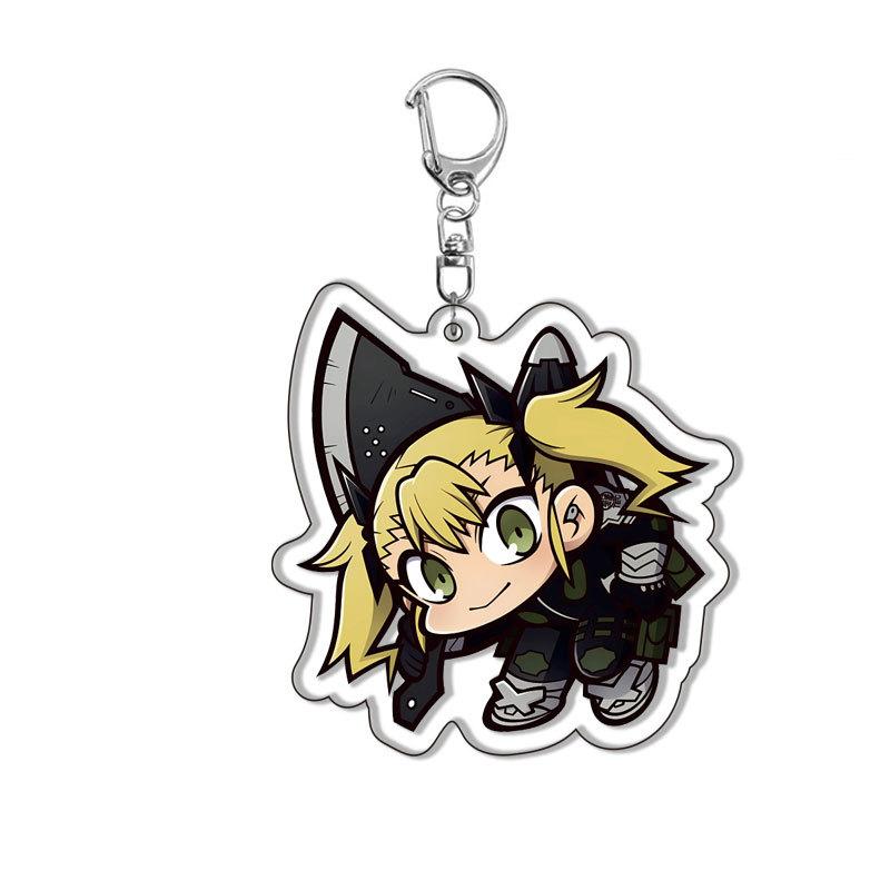 

Monster 8 Acrylic Key Ring Kafka Hibino Mina Ashiro Animation Pendant Layered Design Japanese Manga Merchandise Collector-Worthy Present 55mm