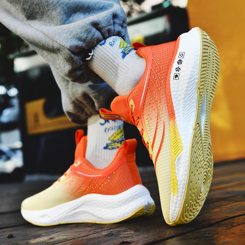 Herresko Joggesko Herre tenis Luksussko Herre casual Trainer Race Pustende mote loafers løpesko for menn