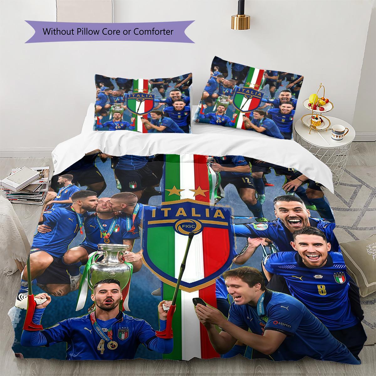 Italy National Football Team Pattern Bedding