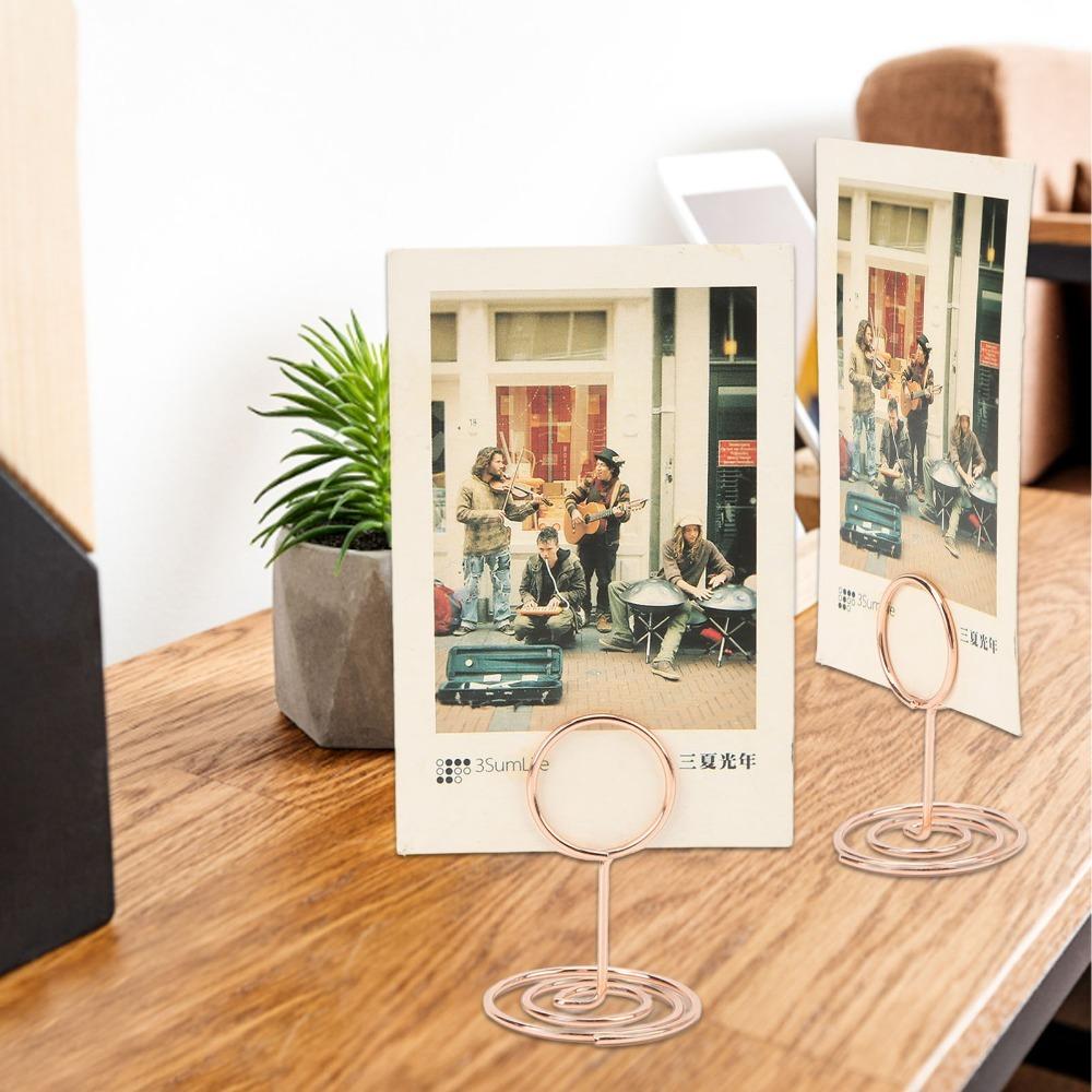 20Pc Stable Table Number Stands Round Shaped Table Number Holder Name Card Holder  Table Settings