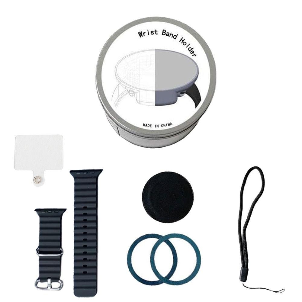 

Магнитный держатель для телефона на запястье с защитой от потери, вращающийся на 360 градусов, навигация по мобильному телефону