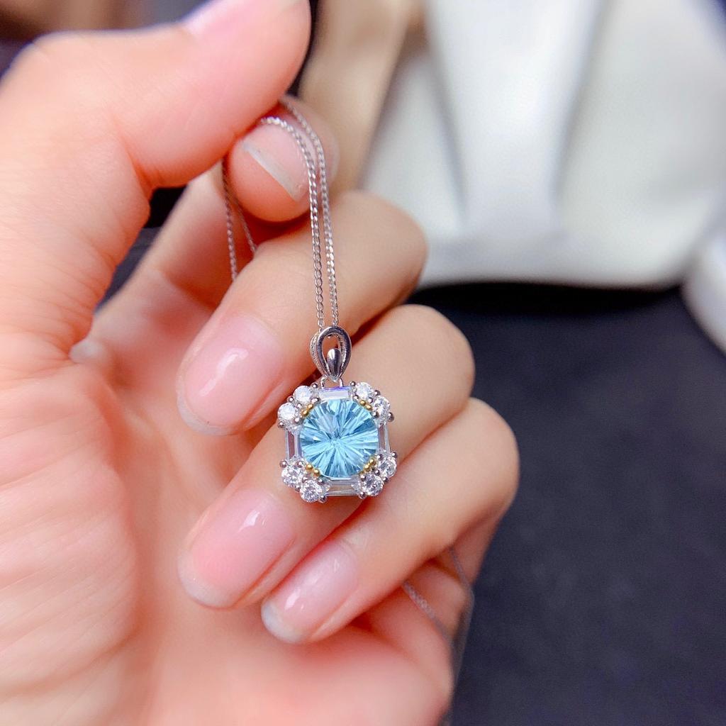 Foydjew 2023 New Trend Luxury Fireworks Cut Pink Topaz Anniversary Gifts Zircon Sets Pendant Necklaces Earrings Rings For Women