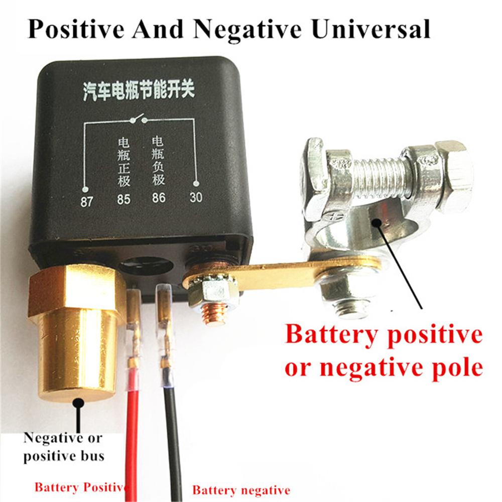 12V Car Battery Disconnector Relay Master Kill Switch W/Wireless Remote Control