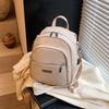 Simple and Versatile Backpack Women's New High-end Fashion Shoulder Messenger Bag Multi-functional Backpack