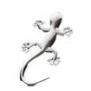 3D Echse Gecko Autoaufkleber PVC Verchromtes Abzeichen Emblem Aufkleber Decal Wasserdicht Reflektierende Aufkleber Auto Styling Dekor Zubehör