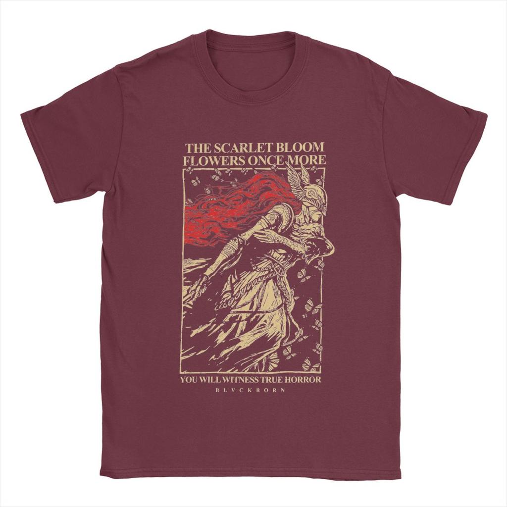 Men's Elder Malenia Blade Of Miquella T Shirt Pure Cotton Tops Funny Short Sleeve Crew Neck Tees Unique T-Shirt