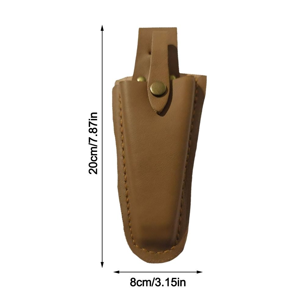 Langlebige Leder-Astschere-Werkzeugtasche Tragbar Schnallenverschluss Zangenaufbewahrungstasche Garten-Scherwerkzeuge Garten