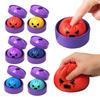 Relaxation Stress Ball Dumpling Squeeze Toy with Purple Steamer Creepy Steamed Bun Relief Steamer for Halloween Home Office Fidget Calming Toys