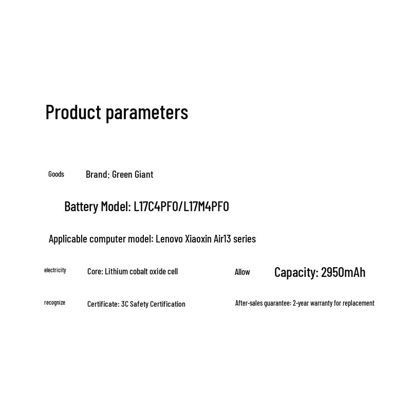 llano Laptop Battery for Lenovo Air 13/S530 Series