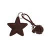  Pu Leather Star Keychain Five-Pointed Star Keyring Pendant Women Bag Charms Versatile Handbag Hanging Decoration