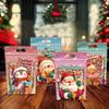 50/100Pcs Christmas Gift Bags Christmas Decorations For Home 2026 Xmas Gifts  Year Santa Claus Snowman Packaging Bags