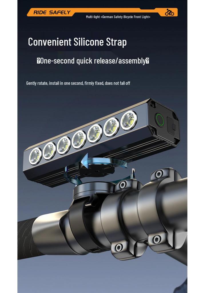 ESLNF High Lumen Multi-LED Aluminum Bicycle Headlight